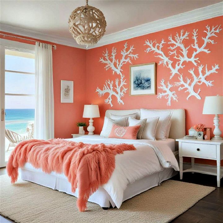 coral inspired decor