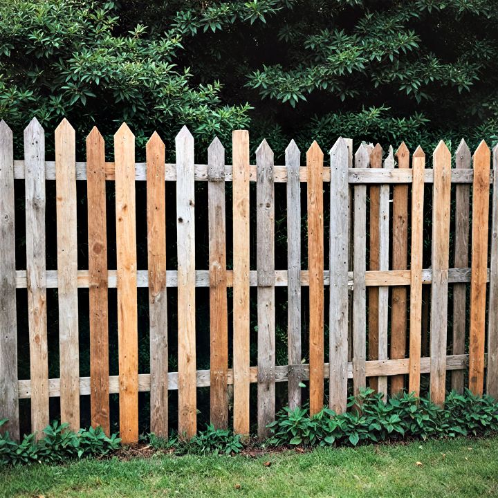 cost effective stylish diy pallet fence for your front yard