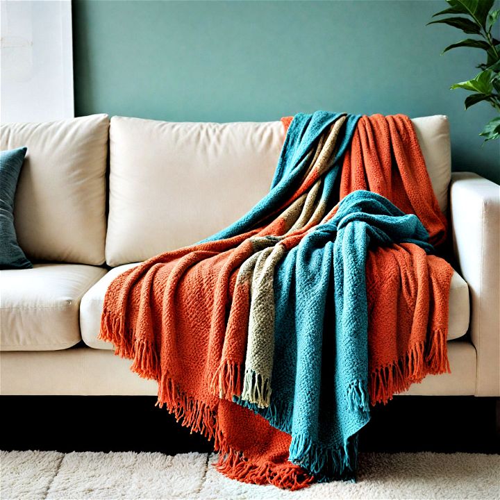 cozy and vibrant throw blanket