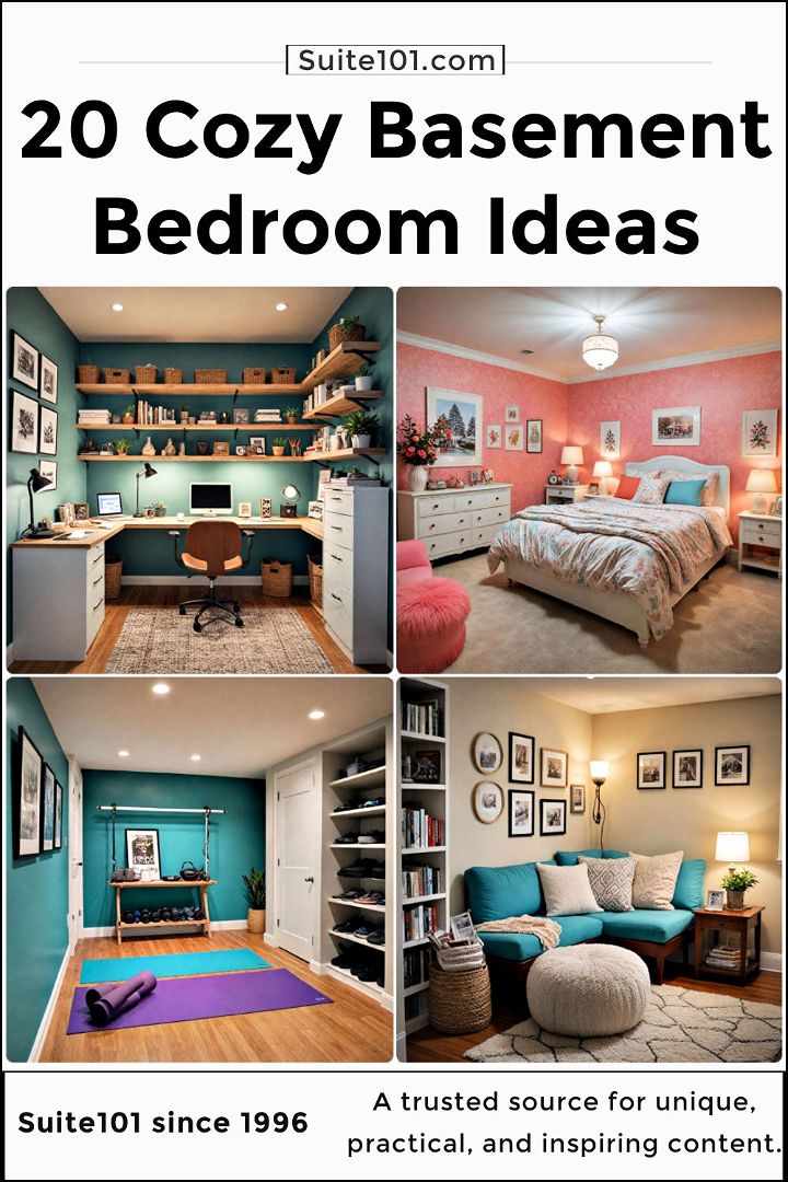 cozy basement bedroom ideas