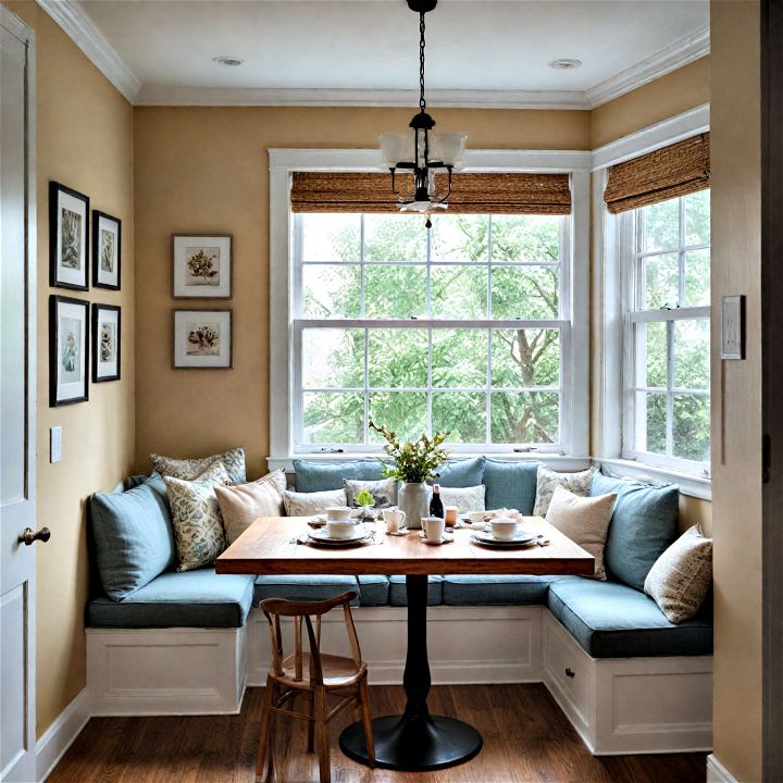 cozy breakfast nook for sharing stories over morning coffee