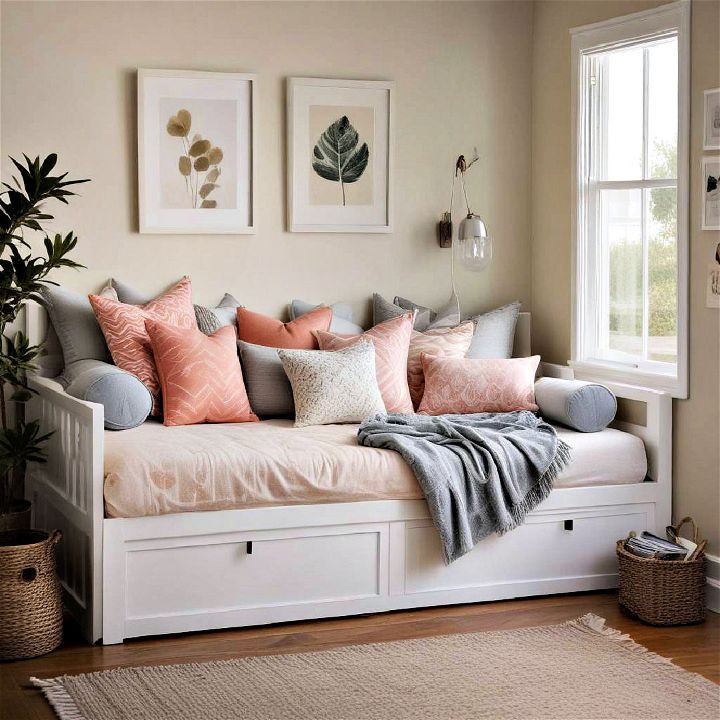 cozy corner daybed for small space