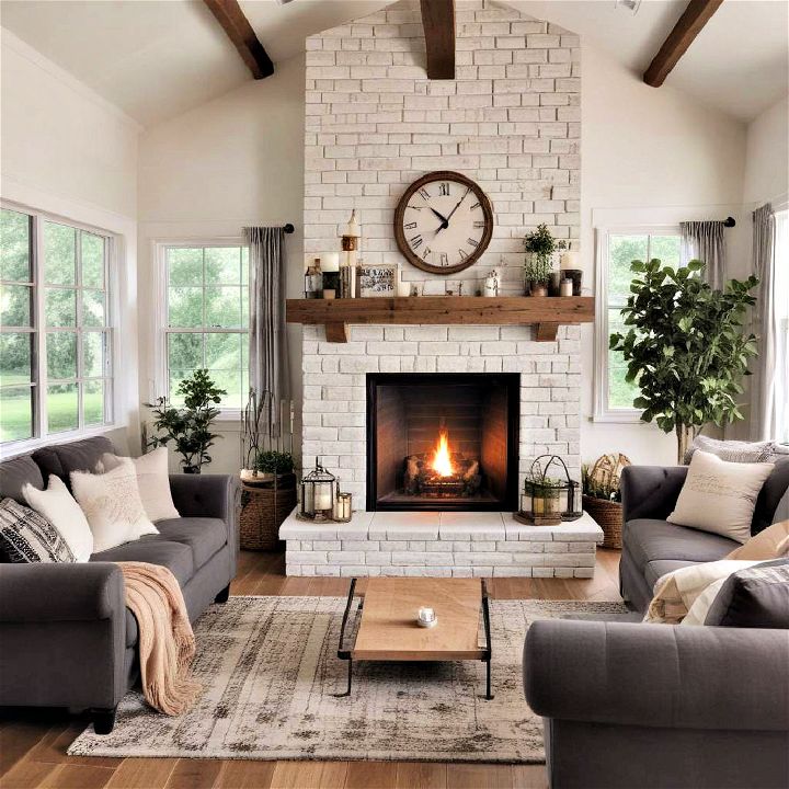 cozy fireplace for a welcoming atmosphere