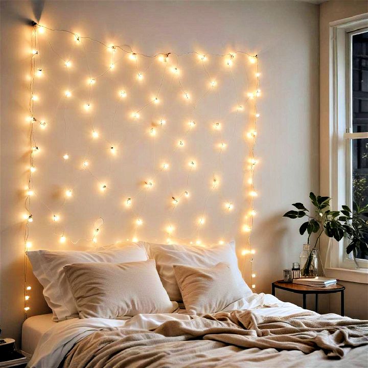 cozy hang string lights for ambient lighting