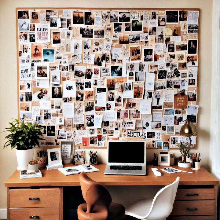 create a vision board to focus on your goals