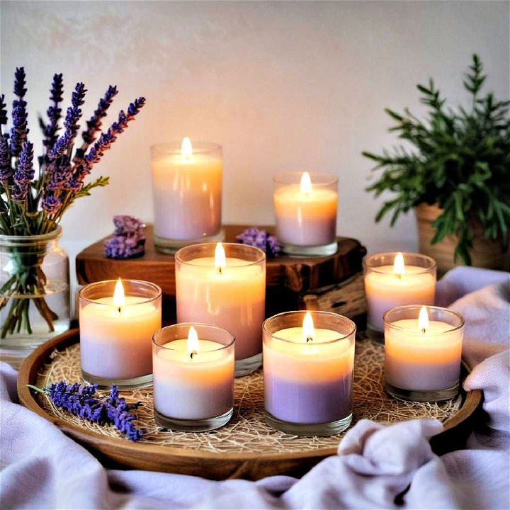 creating a cozy atmosphere scented candles or diffusers