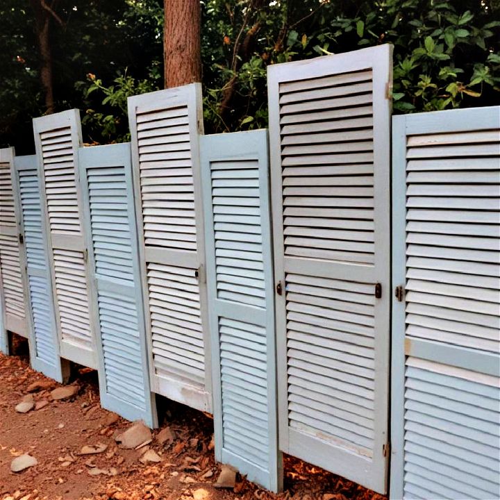 creative and eco friendly salvaged shutters