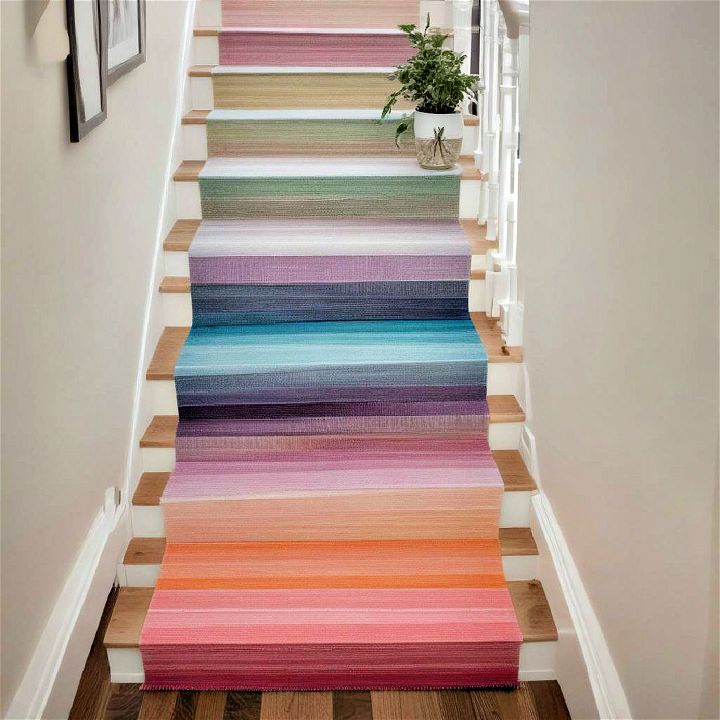 creative and trendy ombré runner