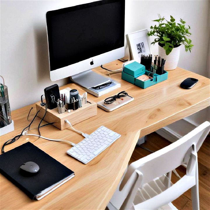 creative cable management for small home office