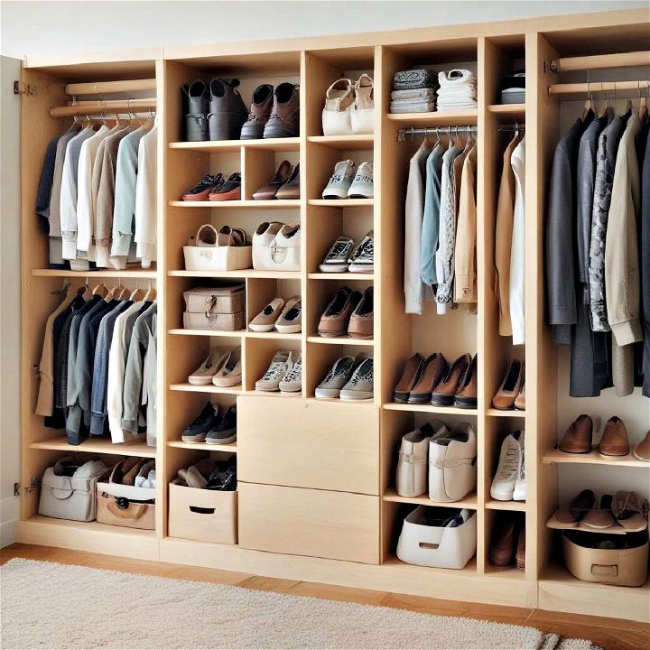 cubby storage to bring order to any closet