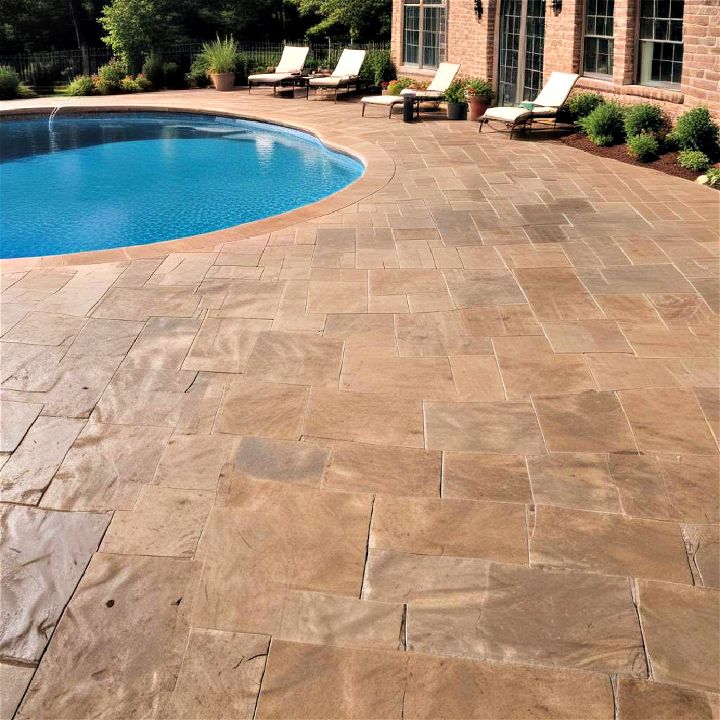 customizable and practical stamped concrete