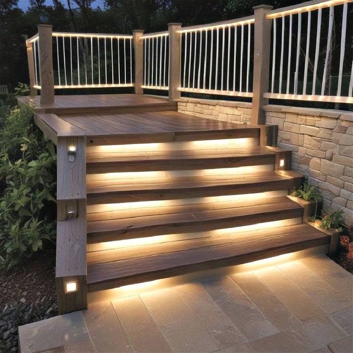 customizable led strip lights for deck