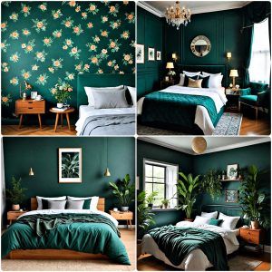 dark green bedroom ideas