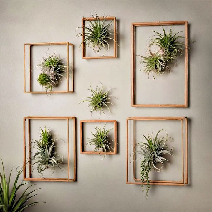 decorative air plant frames