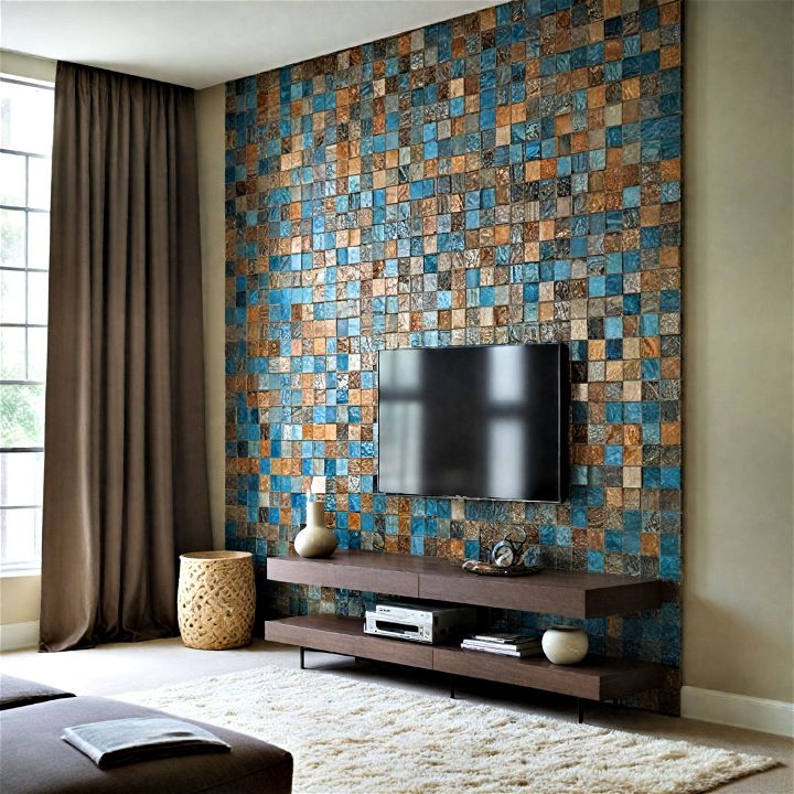 decorative and artistic mosaic paneling