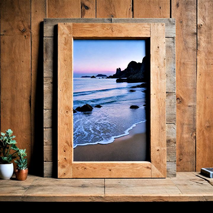 decorative pallet picture frame