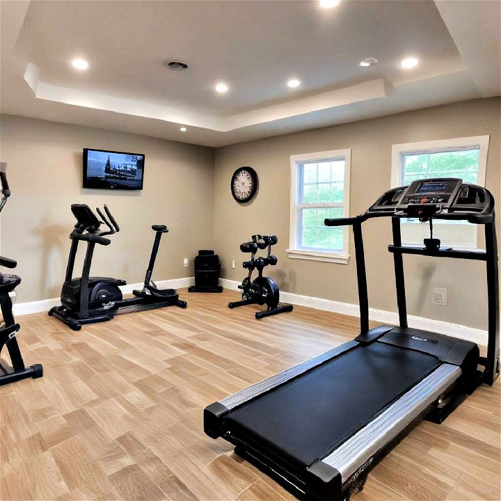 dedicated workout room