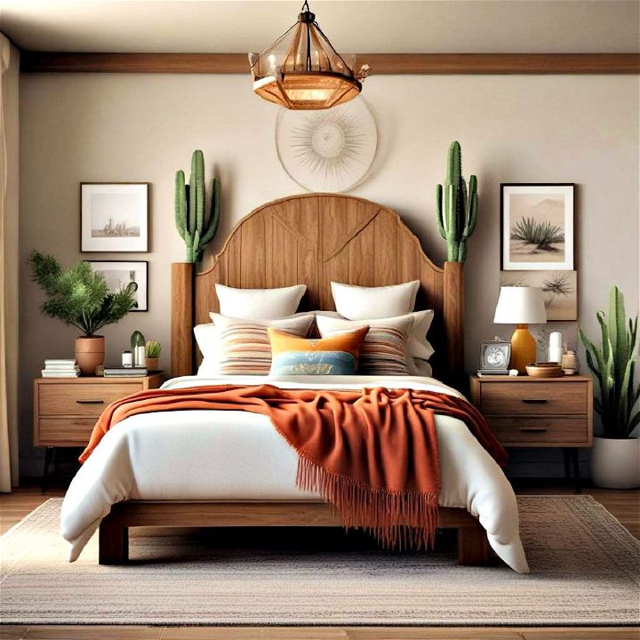 desert influences for nature-inspired bedroom