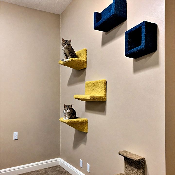 diy climbing wall for cat