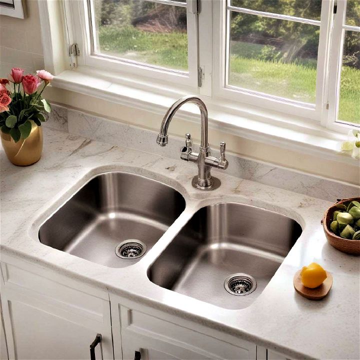 double basin sinks kitchen