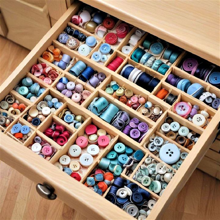 drawer dividers for notions