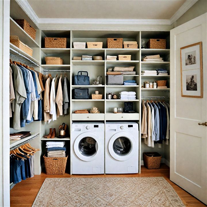 dual purpose closet for small apartments