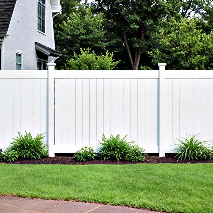 durable vinyl fencing for a fuss free outdoor privacy