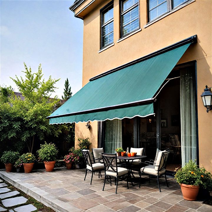 easy and comfort retractable awning