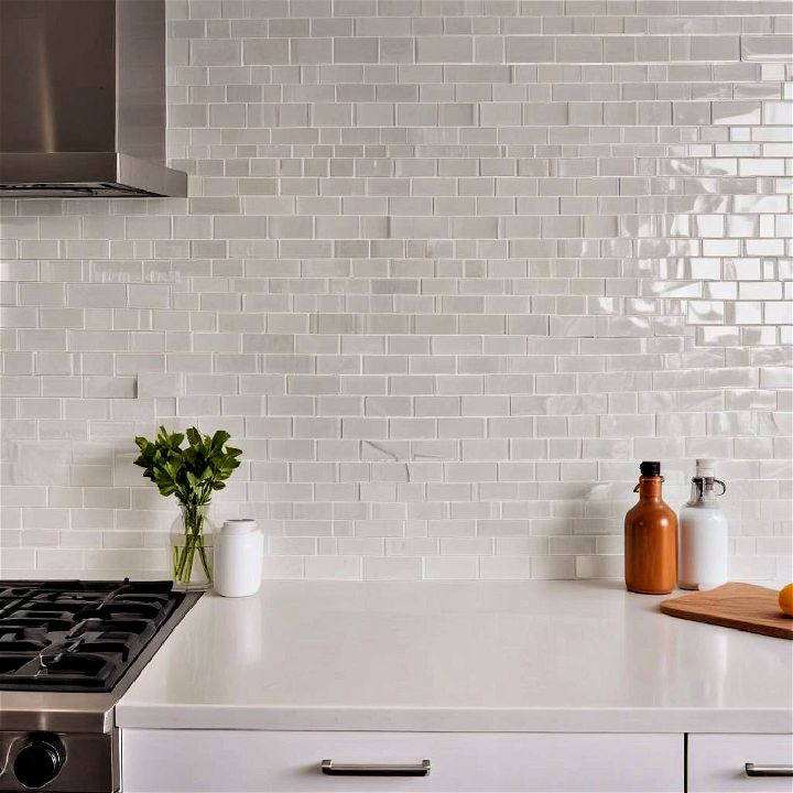 easy to clean glass tiles for elegance