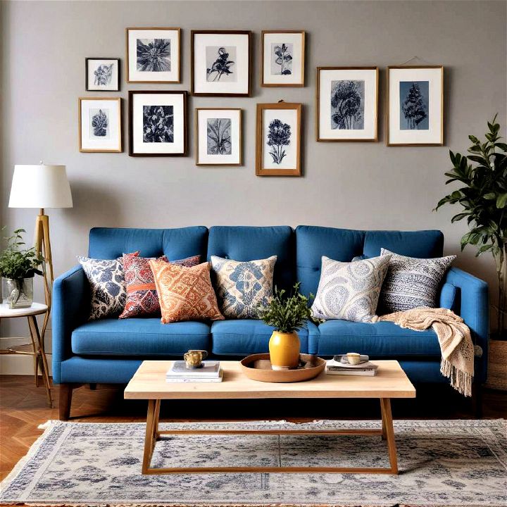 eclectic fusion living room
