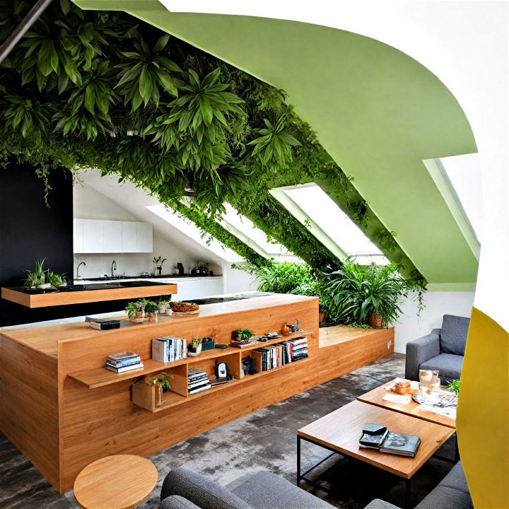 eco friendly and sustainable green ceiling
