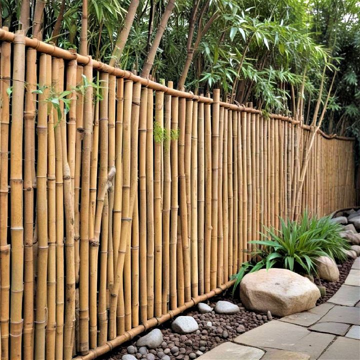 eco friendly bamboo fencing