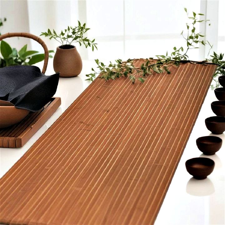 eco friendly bamboo runner