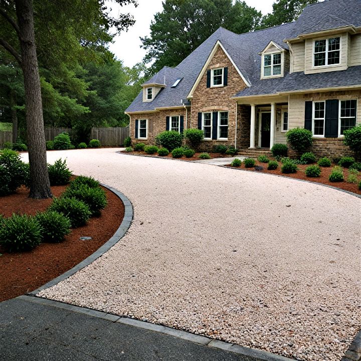 eco friendly crushed shell driveway