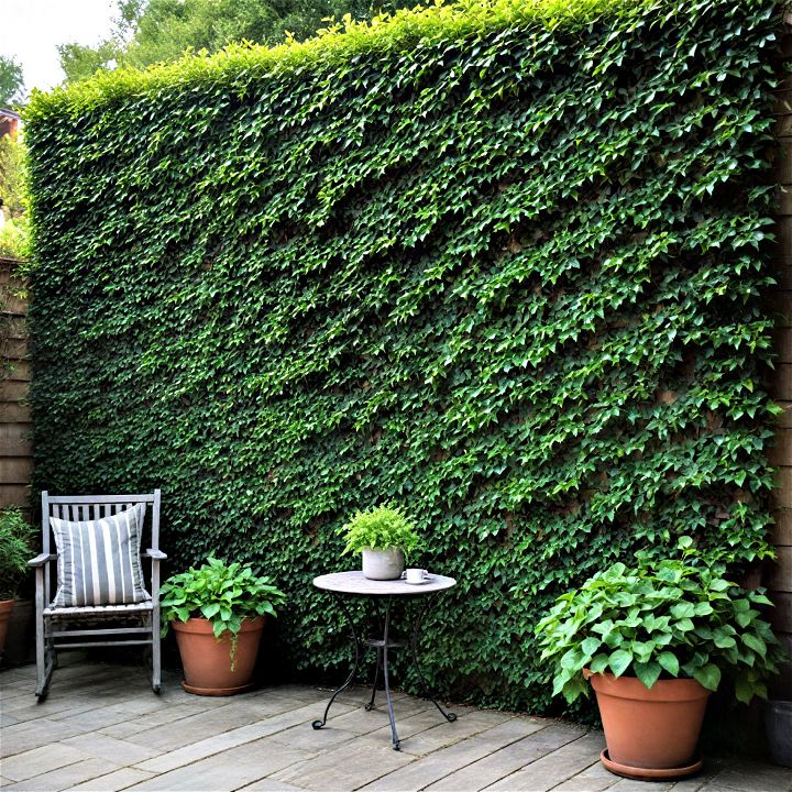 eco friendly ivy screens for patio privacy