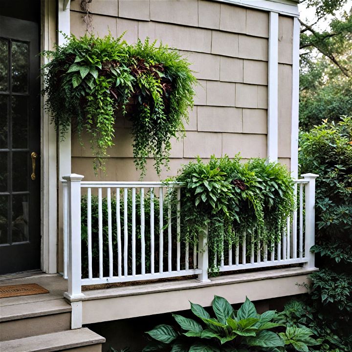 eco friendly living wall porch railing