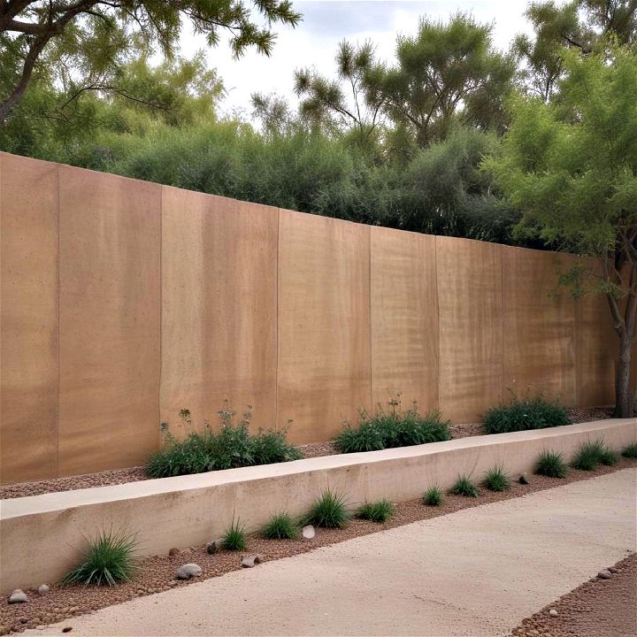 eco friendly rammed earth wall