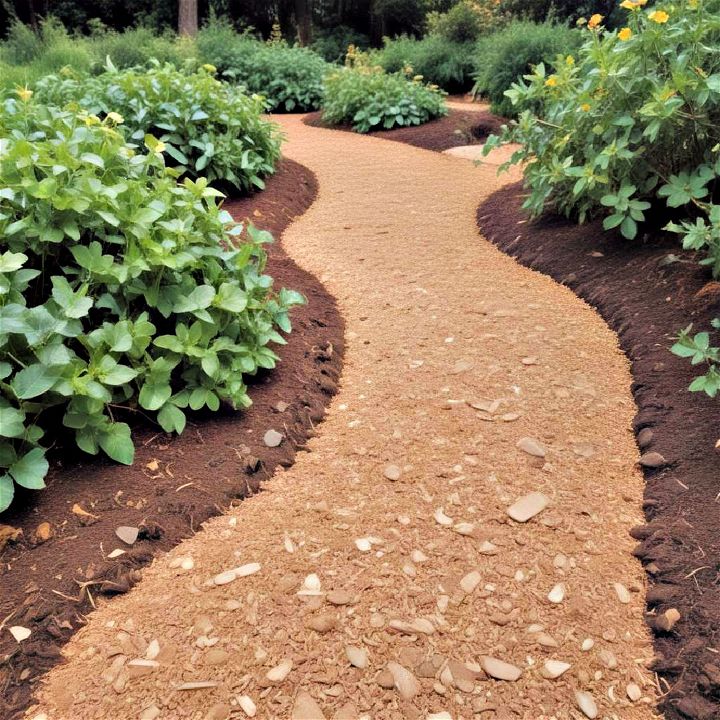 eco friendly wood chip paths