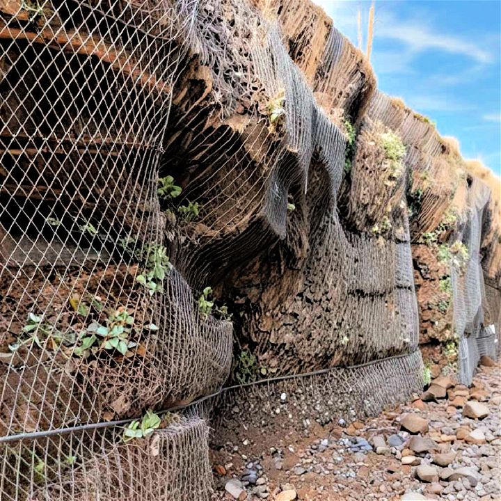 effective and ecological anchor mesh retaining wall