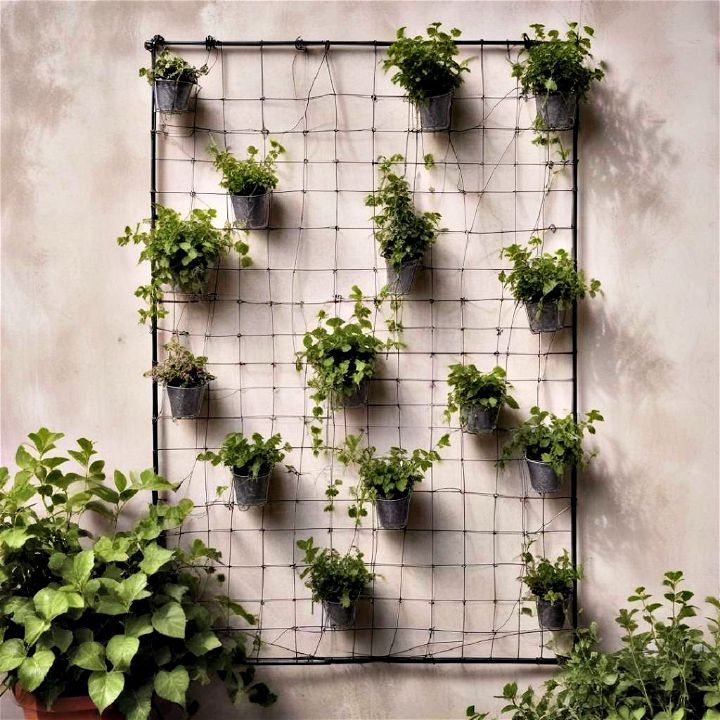 effective garden wire mesh trellis