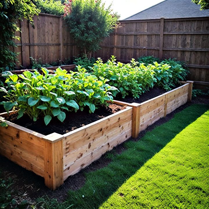 efficient and practical raised garden bed