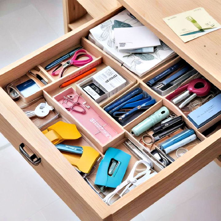 efficient desk drawer organizer