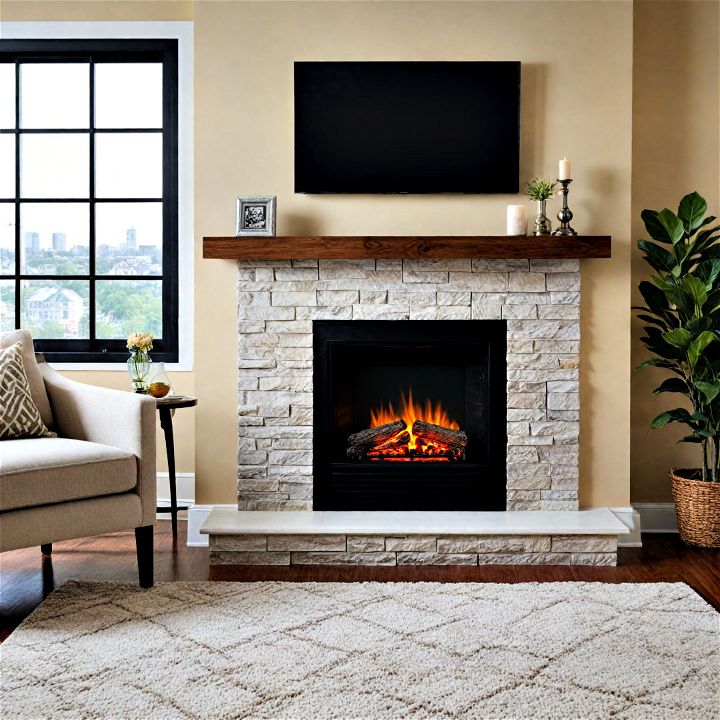 electric fireplace insert to efficiently use your space