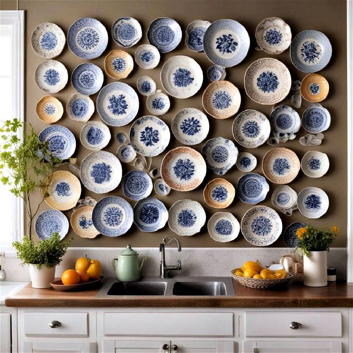 elegance and charm plate wall displays