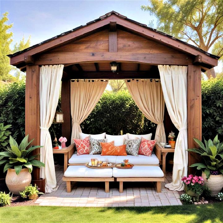 elegance backyard cabana