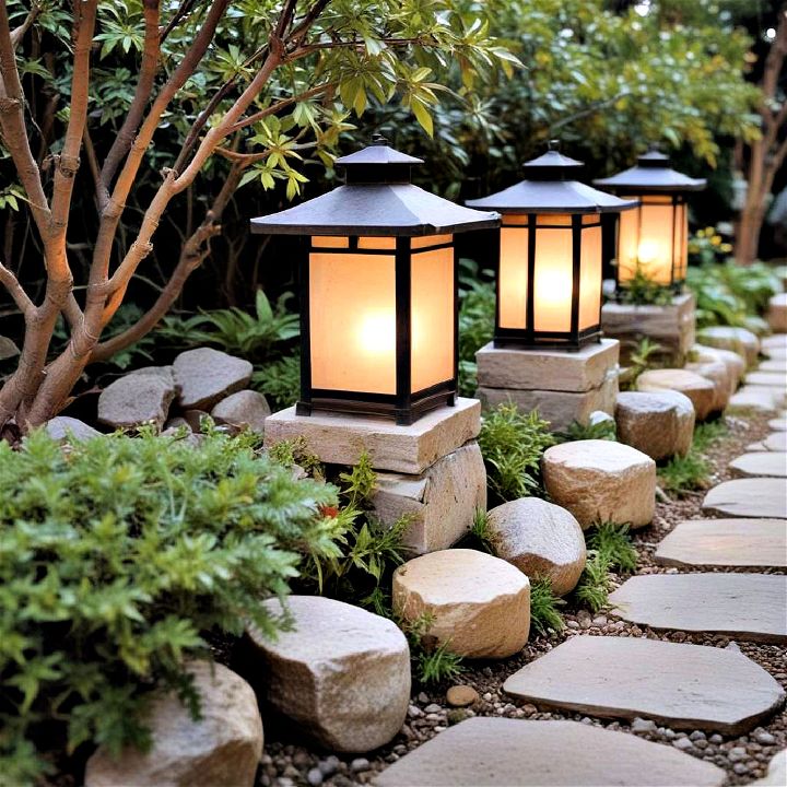 elegance japanese lanterns