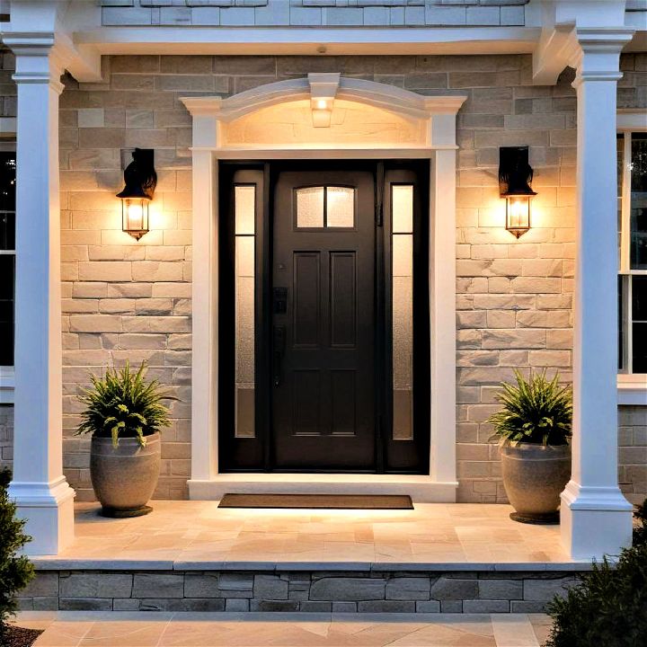 elegance wall sconces for front porch