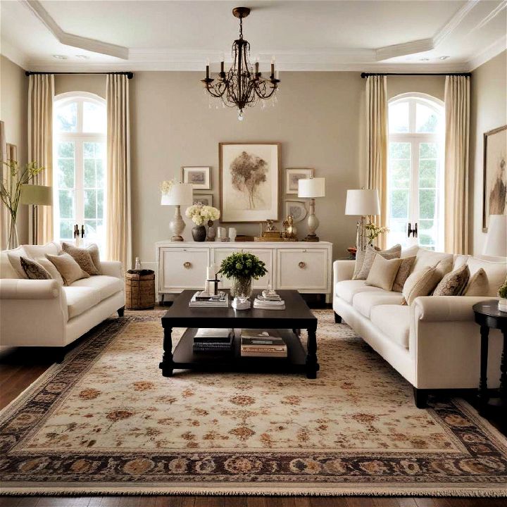 elegant area rug for family room