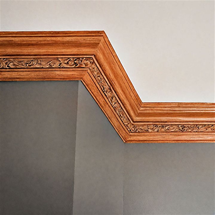 elegant cornice molding wall trim