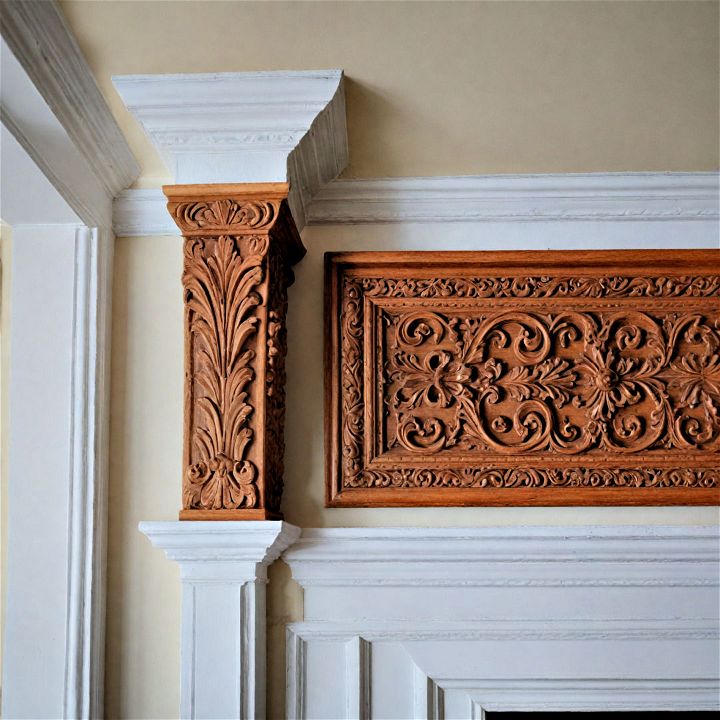 elegant frieze board wall trim